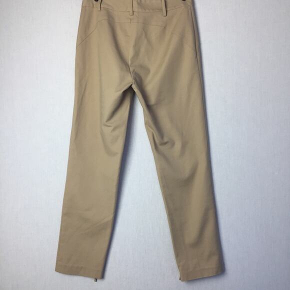 Calvin Klein Khaki Skinny Zipper Ankle Pant Size 2 - Picture 7 of 7